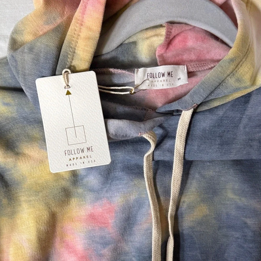 Fashion Me Tie Dye Hoodie Jogger Set Medium Soft‎ Lounge Set Made USA